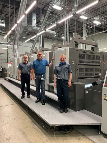 Komori Lithrone G40 H-UV в типографии ABS Graphics