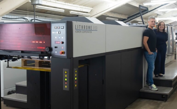 Компания RAP Spiderweb приобрела новую машину Komori GL-429+C