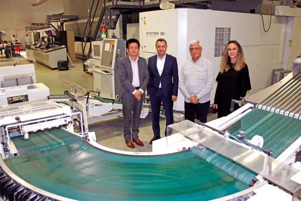Установка двух новых офсетных машин KOMORI System 38S